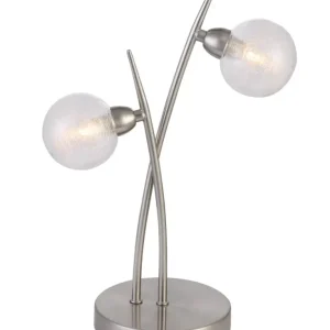 Lampe Snow nickel satiné LD 1049-2ST