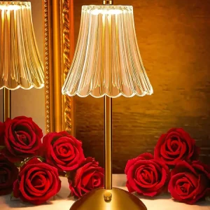 Lampe de Table LED à capteur tactile, veilleuse de bureau Rechargeable sans fil, lampe de lecture pour Restaurant, hôtel,...