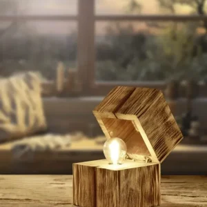 Lampe TREASURE bois Trio 514110130