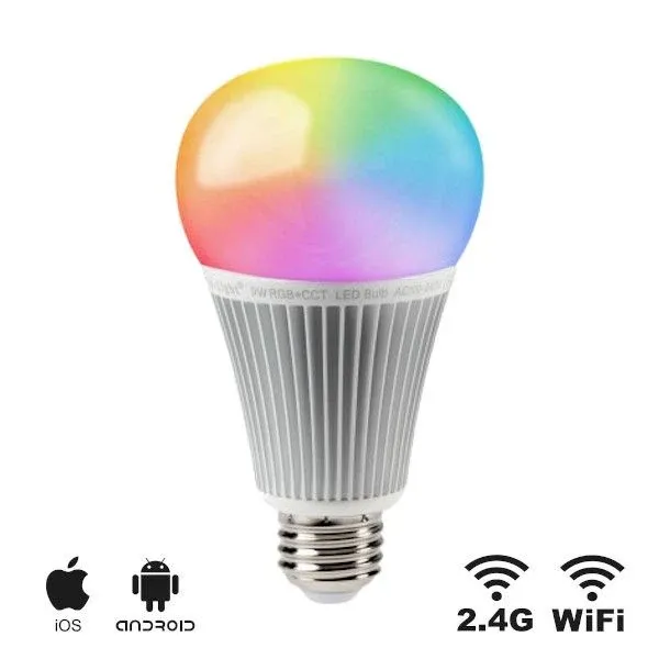 Lampe Wi-Fi Mi Light - E27 - RGB + CCT - FUT012