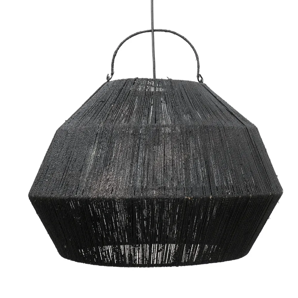 LASHING Lampe à Suspension Noir