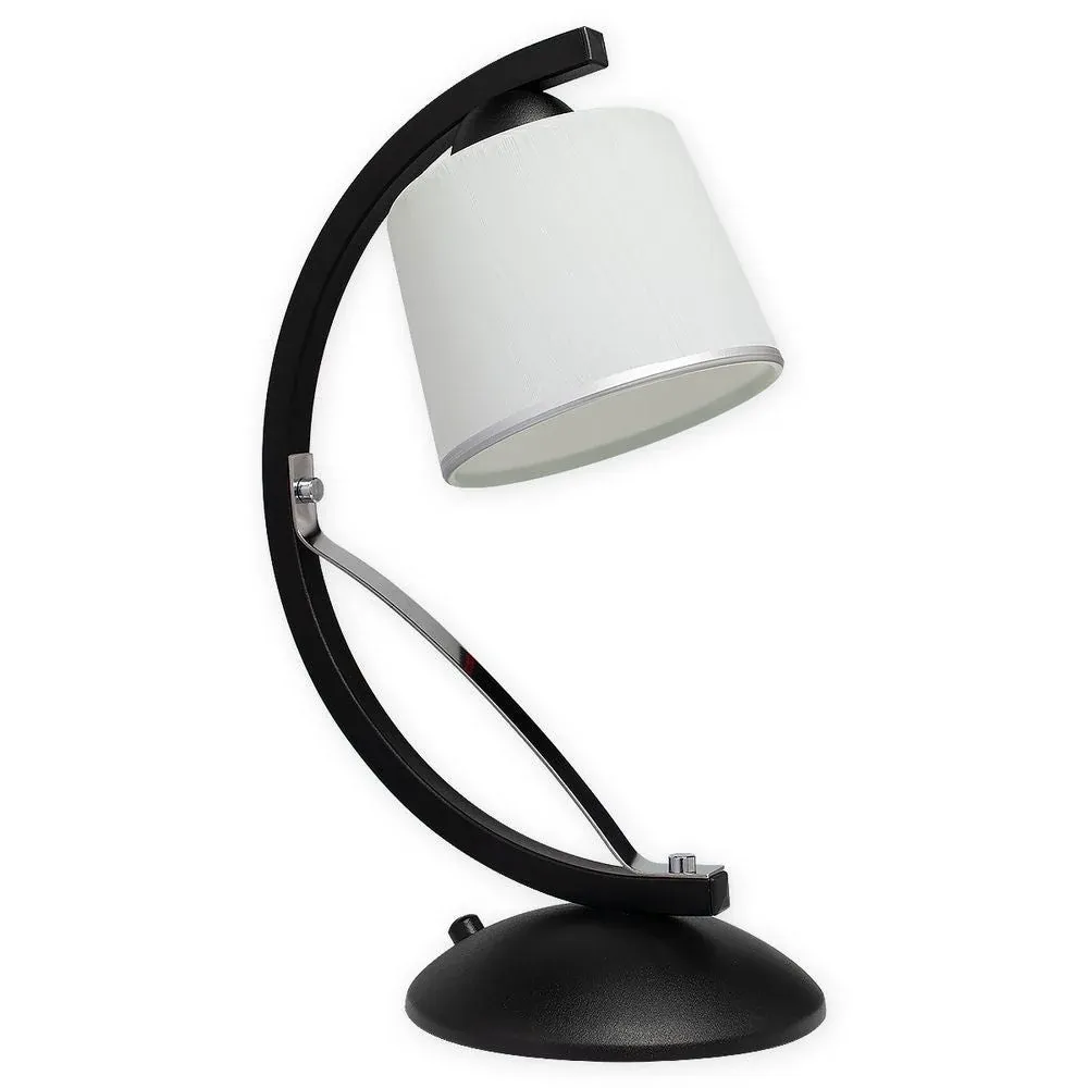 Lampe de table Lemir Astred 1xE27 acier Matt