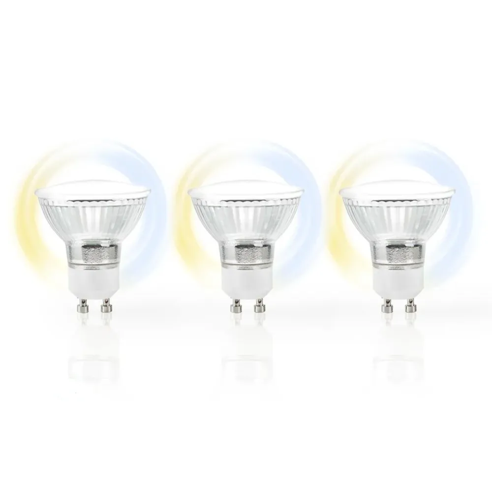 Lot d'ampoules intelligentes GU10 - Blanc chaud + blanc froid - 3 pièces - SmartLife