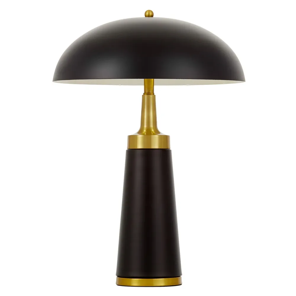 Lampe de table Lumina Deco Fulton 2L E14, D 35,5 cm