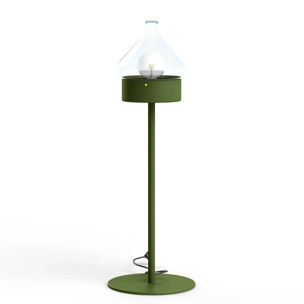Luminaire mobile La Hutte N°3 Vert fougère 109 166003109