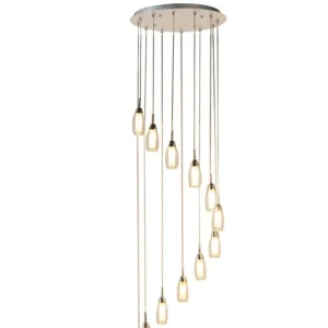 Lustre cascade Bright 12 lumières HW2139
