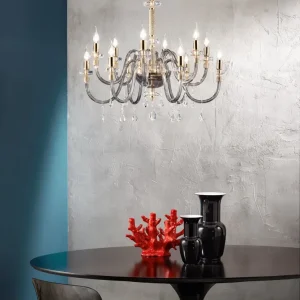 Lustre Chic gris fumé lp-chic-12-fume