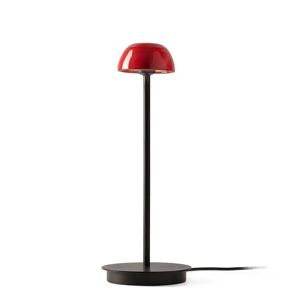 Lampe de table LED Luxcambra Absidiola 1L H 43 cm Red