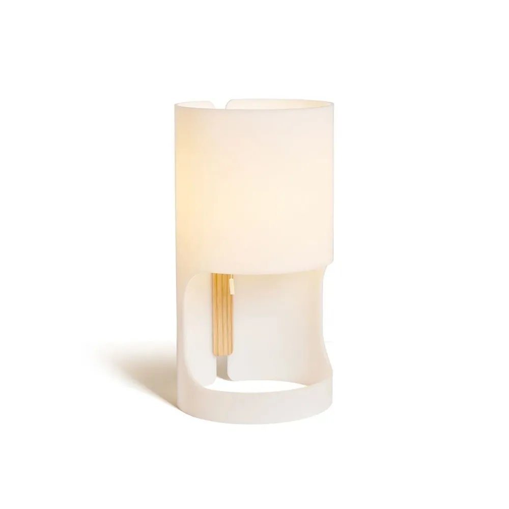 Lampe de table Luxcambra Cilindre 1L, douille E27, hauteur 39 cm