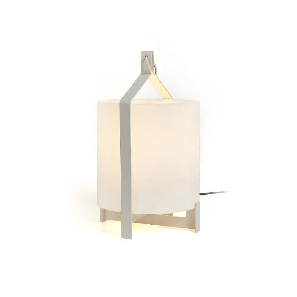 Lampe de table Luxcambra Fanal 1L, douille E27, hauteur 48 cm White