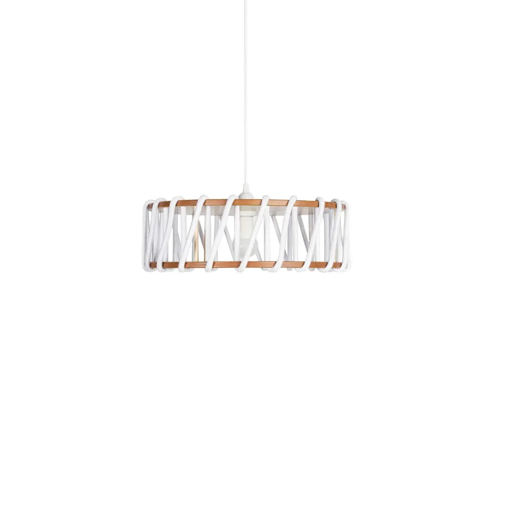 MACARON Lampe pendante Blanc 45 cm