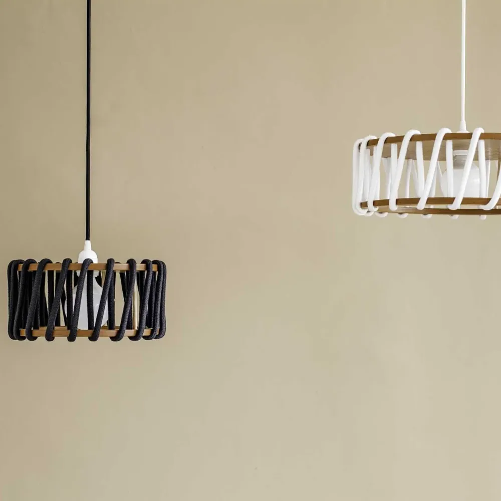 MACARON Lampe pendante Noir 45 cm