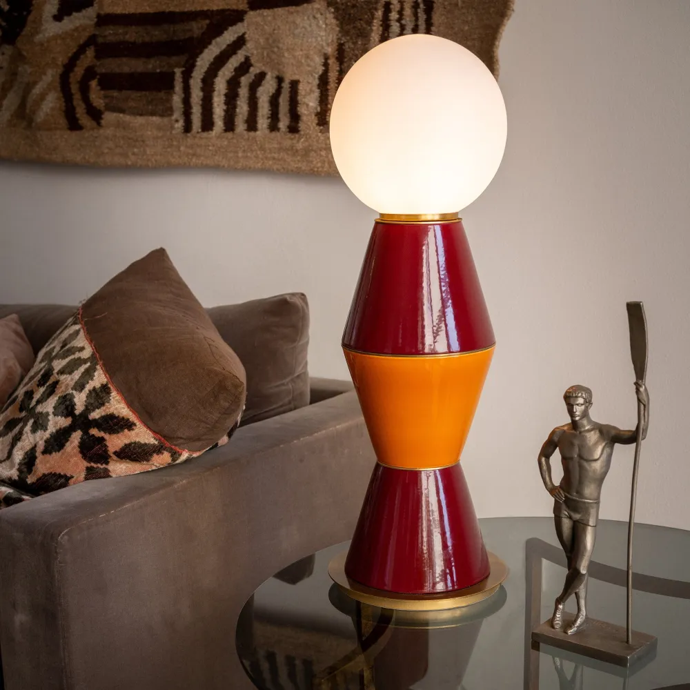 Lampe de table moyenne PALM par La Récréation pour Marioni