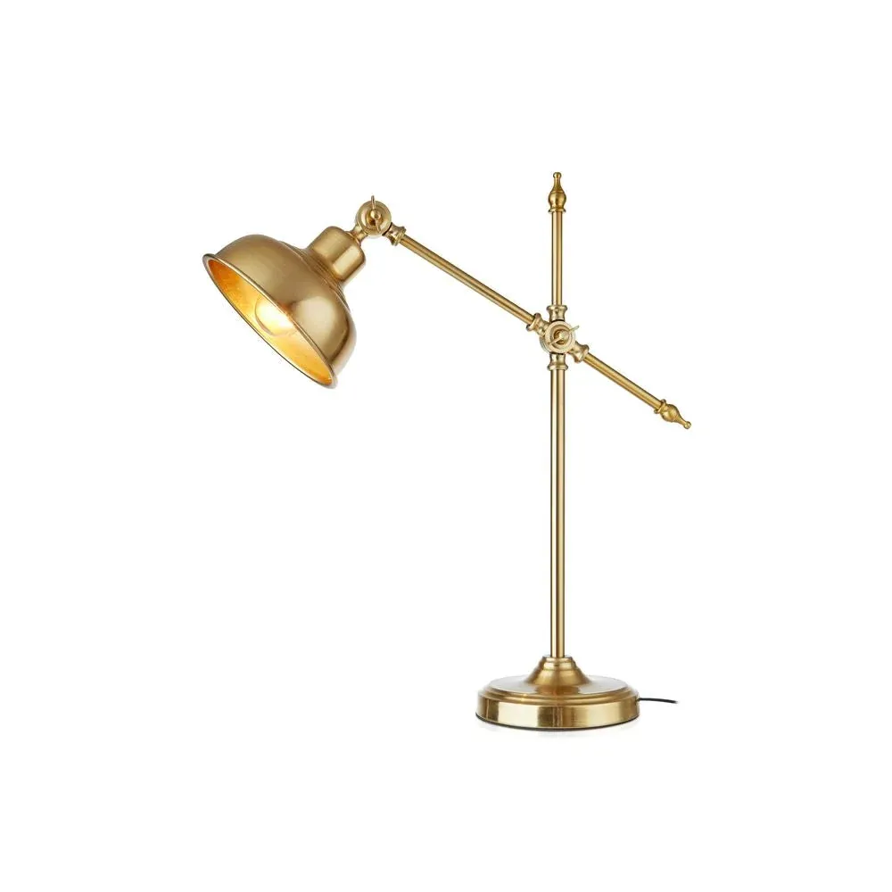 Lampe de table de lecture Markslöjd Grimstad 1L, laiton