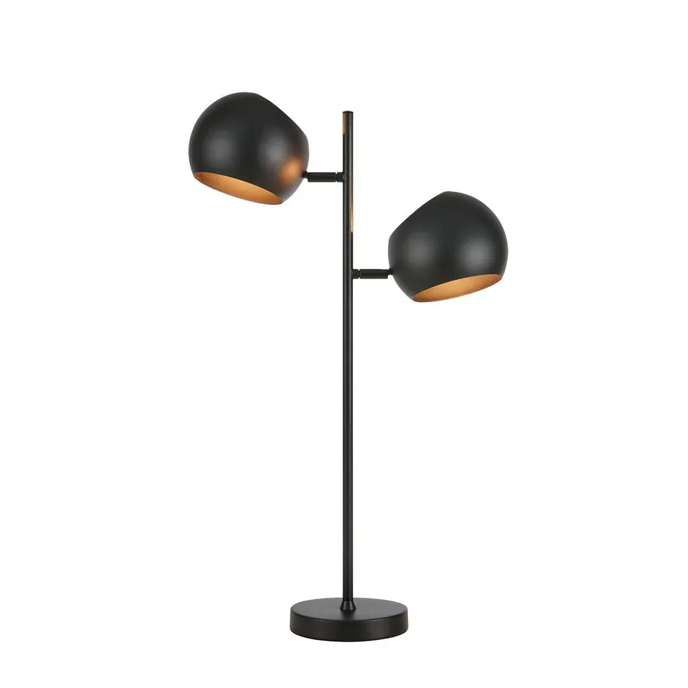 Lampe de table Markslöjd Edgar 2L E27 Black