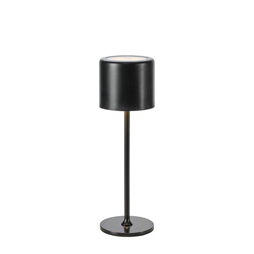 Lampe de table Markslöjd Filo LED rechargeable Black