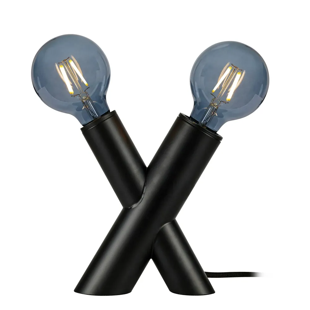 Markslöjd Simul 1L lampe de table métal E27 Black