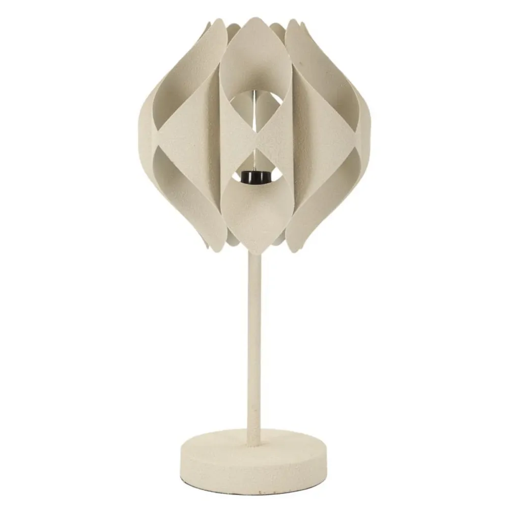 Lampe de table compacte et moderne au design sculptural fluide Mauro Ferretti