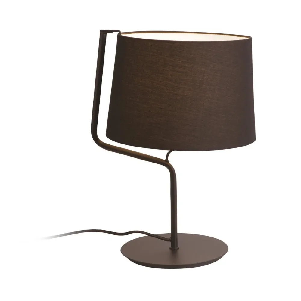 Lampe de table Maxlight Chicago 1L, culot E27, hauteur 46 cm White