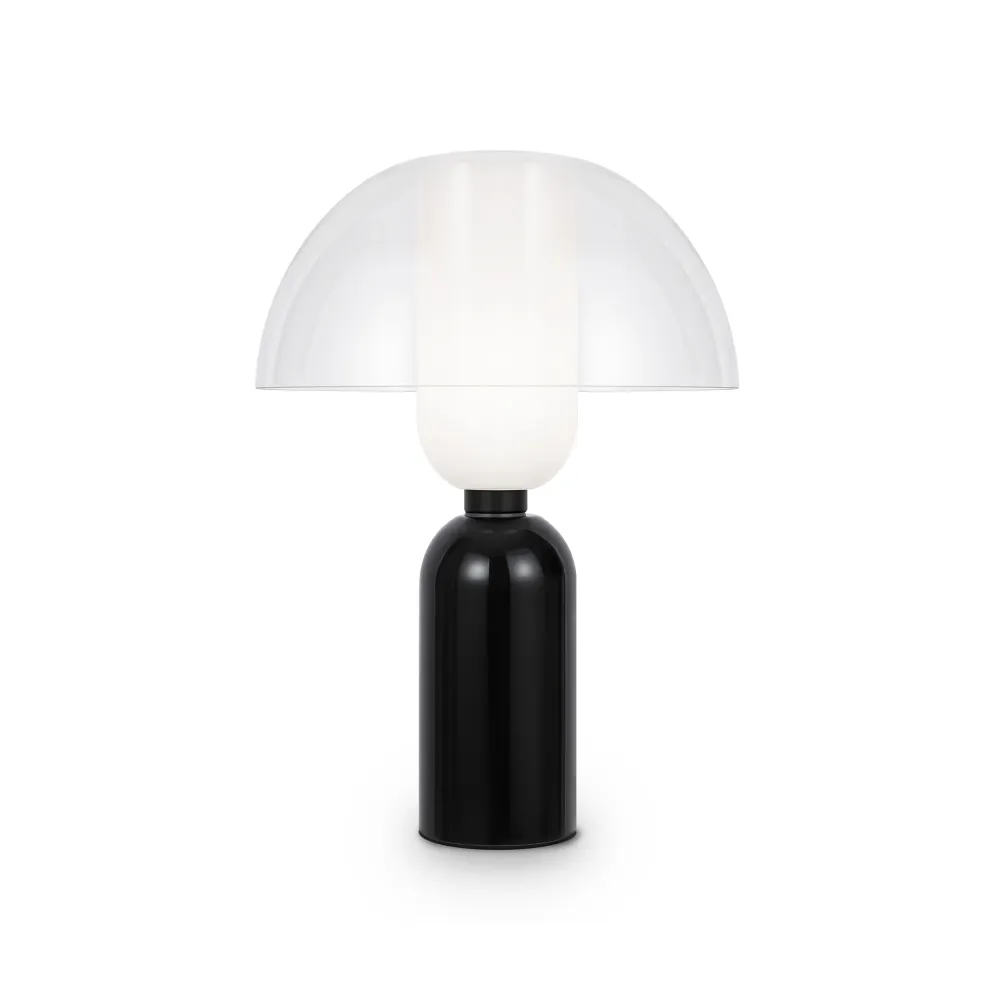 Lampe de table Maytoni Memory 1L, noire, douille E14, diamètre 30 cm Black