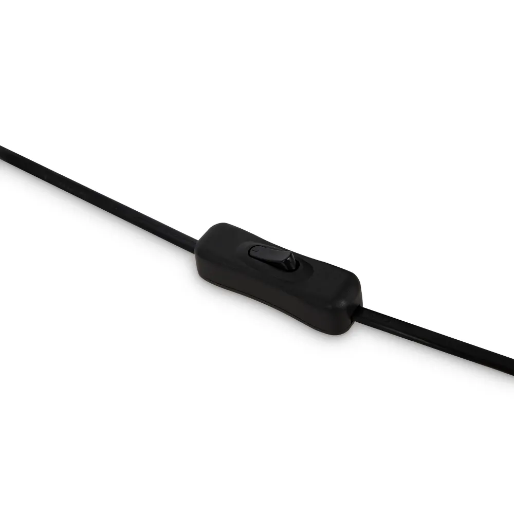 Lampe de table Maytoni Memory 1L, noire, douille E14, diamètre 30 cm Black