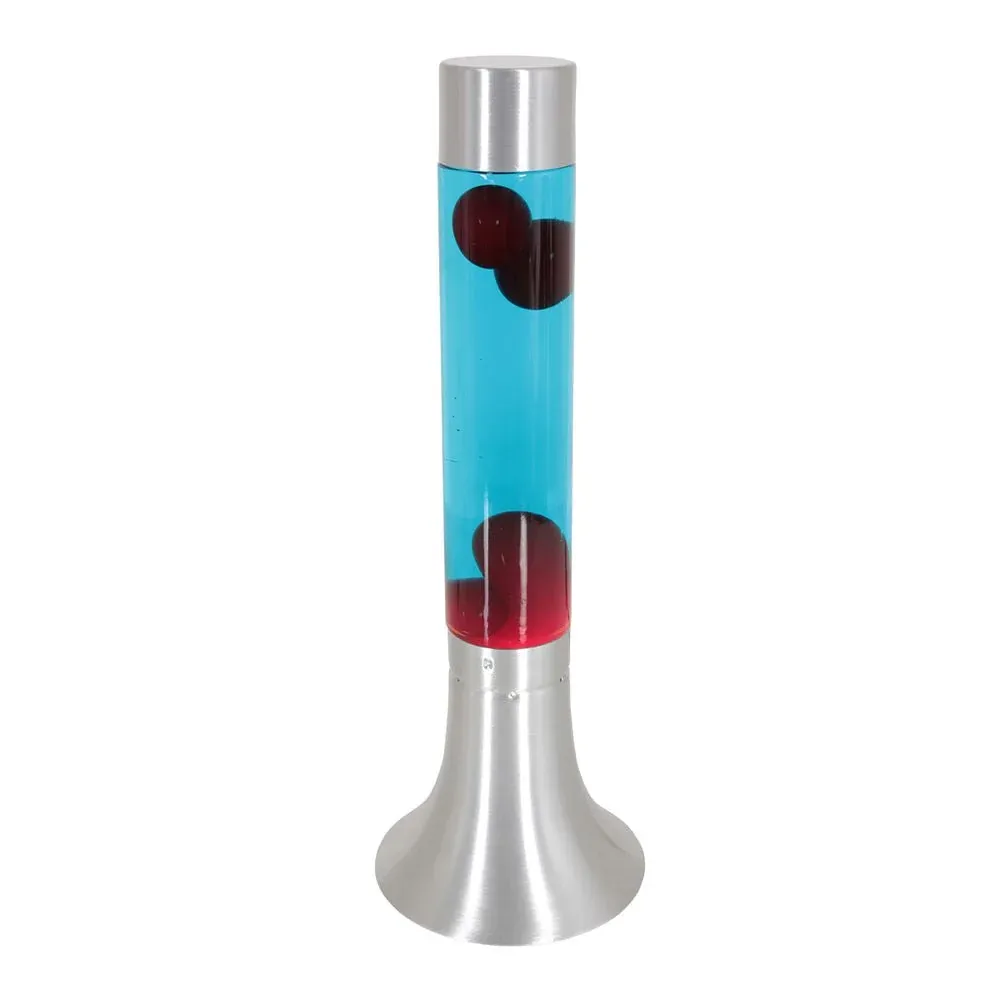 Lampe de table Mexlite Volcan 1L bleue E14 / R39