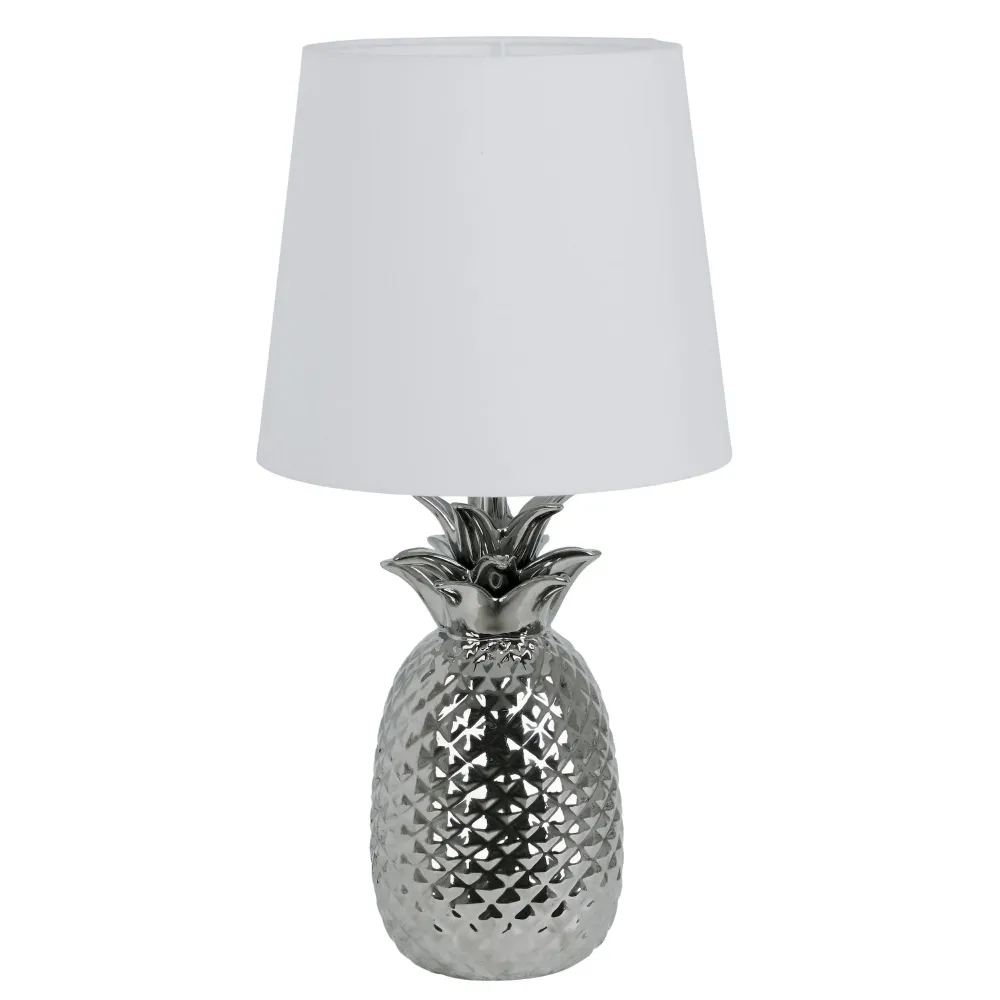 Lampe de table en céramique Näve, hauteur : 45 cm, motif ananas Naeve