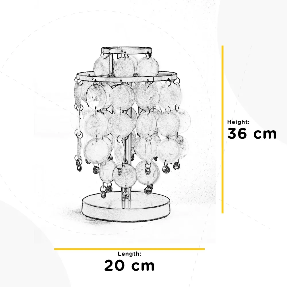 Lampe de table Onli Lighting Ruben 2L E14 H 36cm