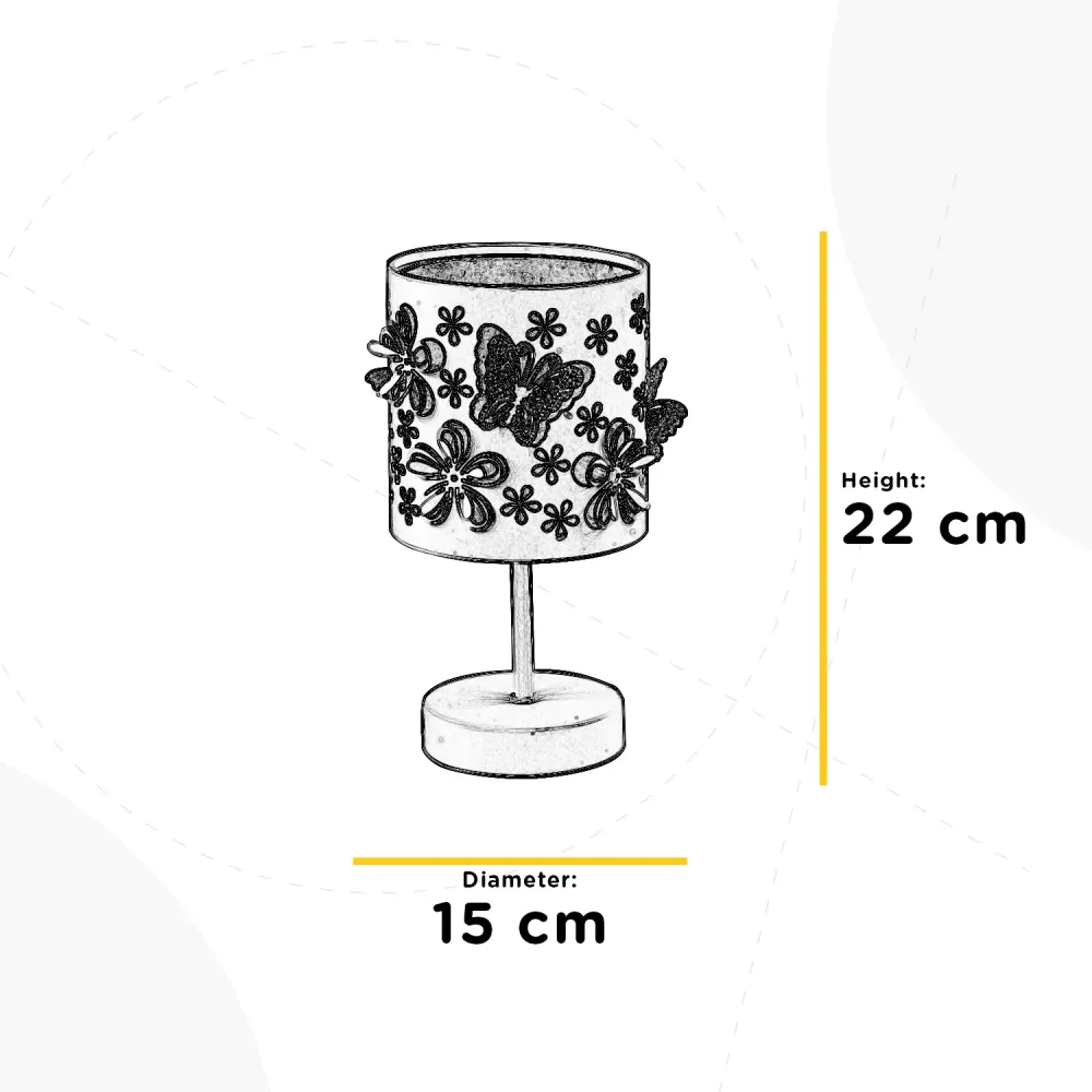 Lampe de table Onli Lighting Titilla 1L E14 H 22cm