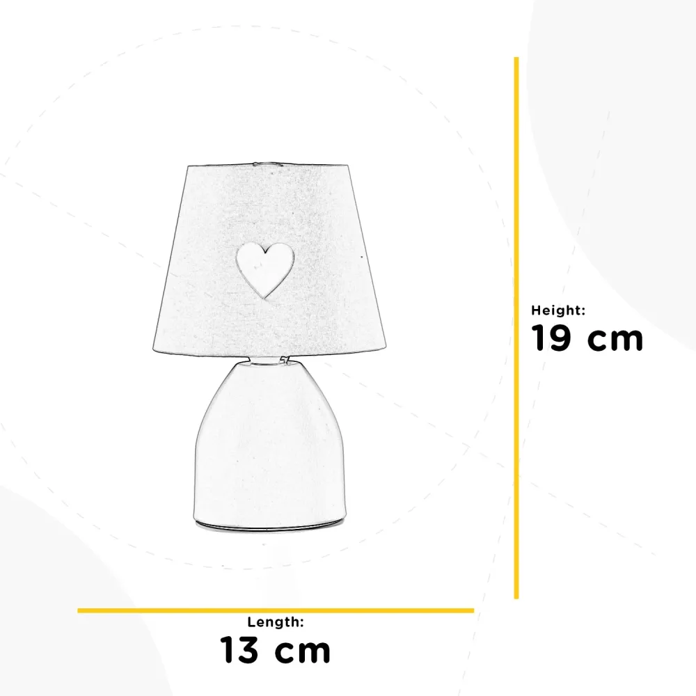 Lampe de table Onli Lighting Titta 1L E14 H 19cm