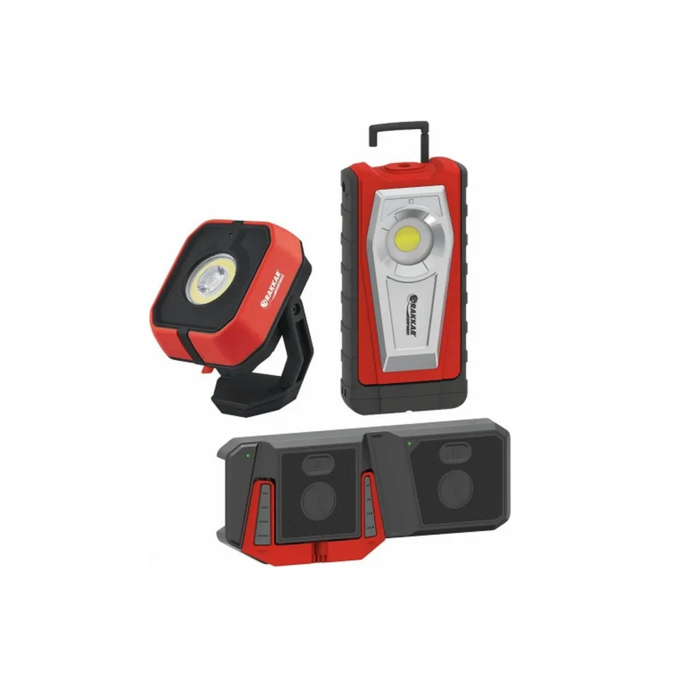 PACK INDUCTION - CHARGEUR + LAMPE DE POCHE + LAMPE DE POCHE CARREE