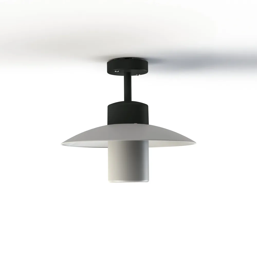 Plafonnier AUBANNE N°2 dépoli Gris anthracite 006 101004006