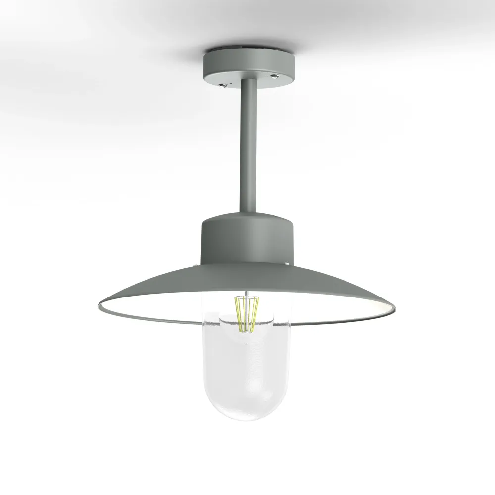 Plafonnier BELCOUR N°2 clair Gris métal 023 106003023