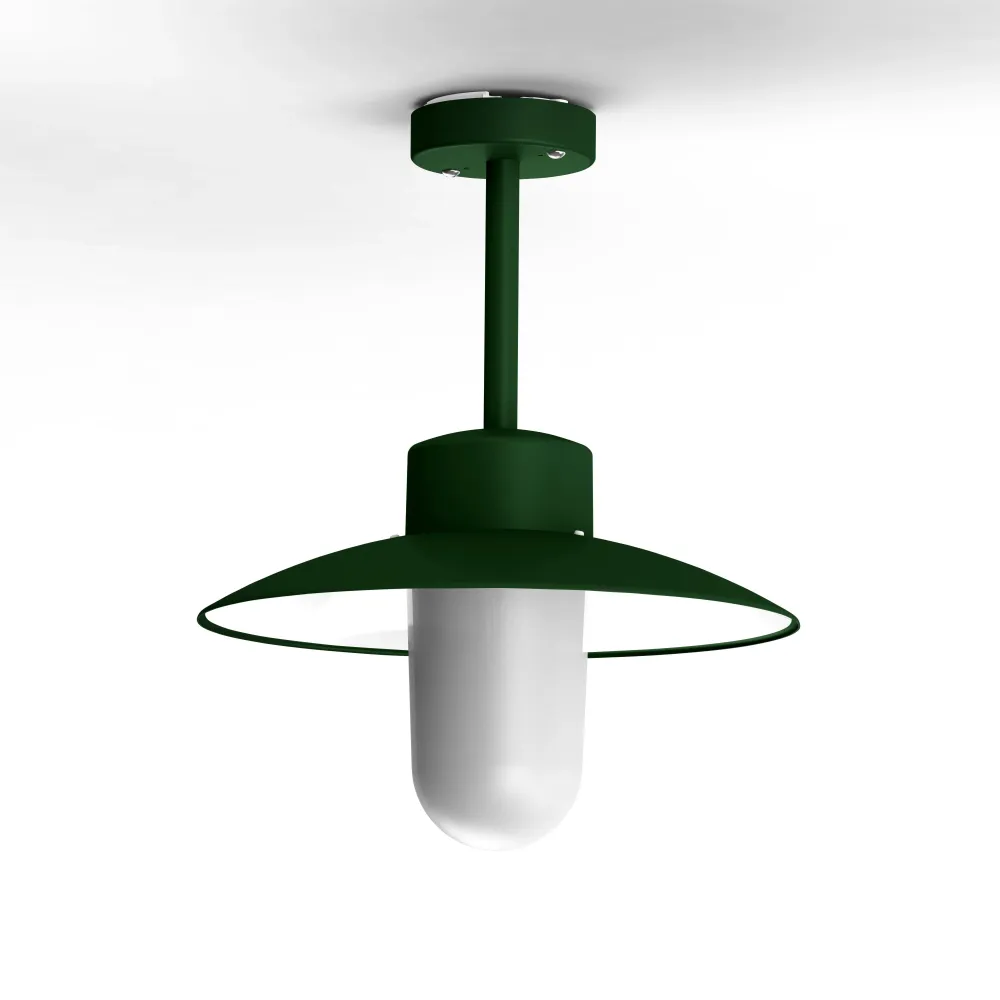 Plafonnier BELCOUR N°2 opale Vert Anglais 019 106004019