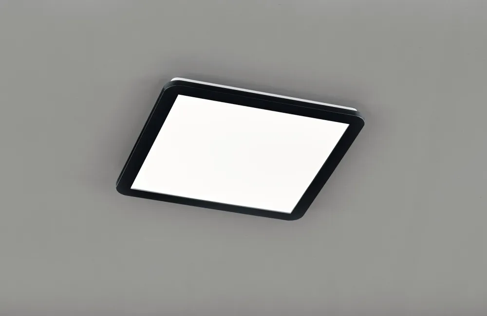 Plafonnier Camillus noir carré gm R62932032