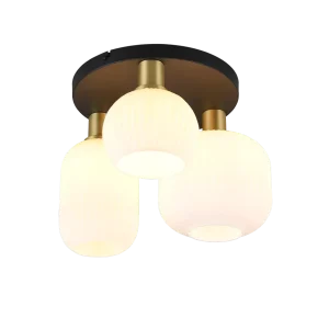 Plafonnier Diva blanc/or 619800308