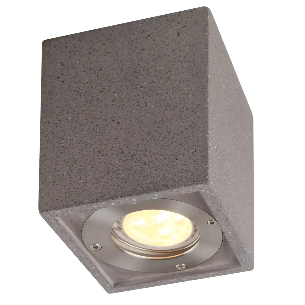 Plafonnier extérieur LEVI gris foncé Mantra 7187