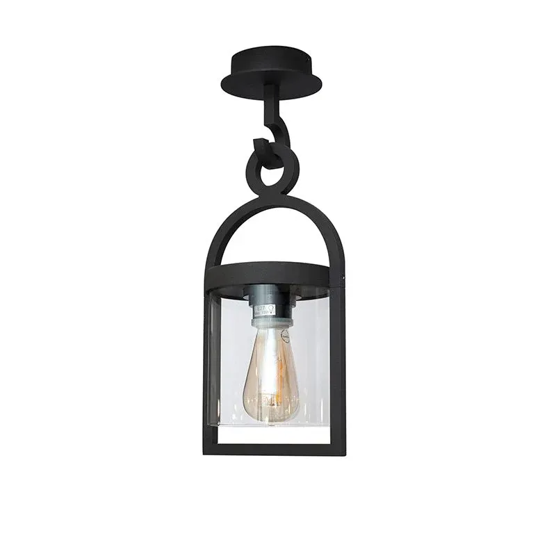 Plafonnier extérieur MAYA PM gris noir Mantra 6553