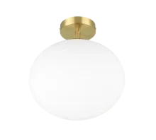 Plafonnier Fomento laiton/blanc 663100108