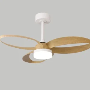 Plafonnier ventilateur INFINITY aspect bois Mantra 8702