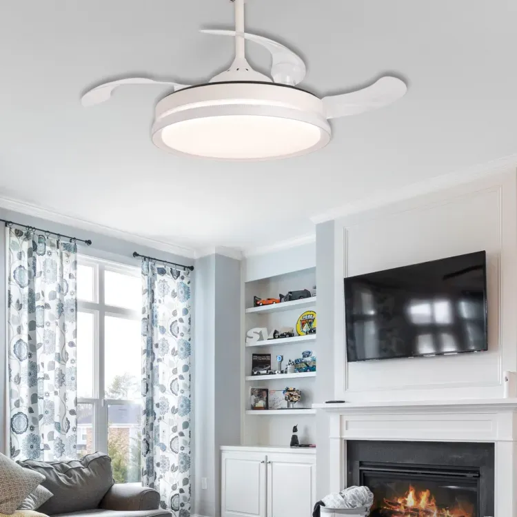 Plafonnier ventilateur Méditerranée LOVA 55060