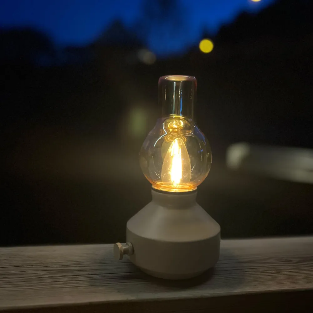 Lampe de table d'extérieur PR Home Glimt H 21,3 cm Black