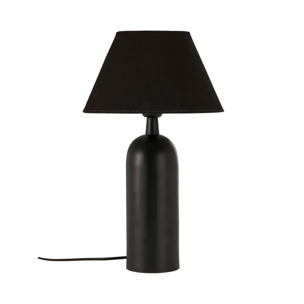 Lampe de table PR Home Carter 1L E27 H 46cm Black