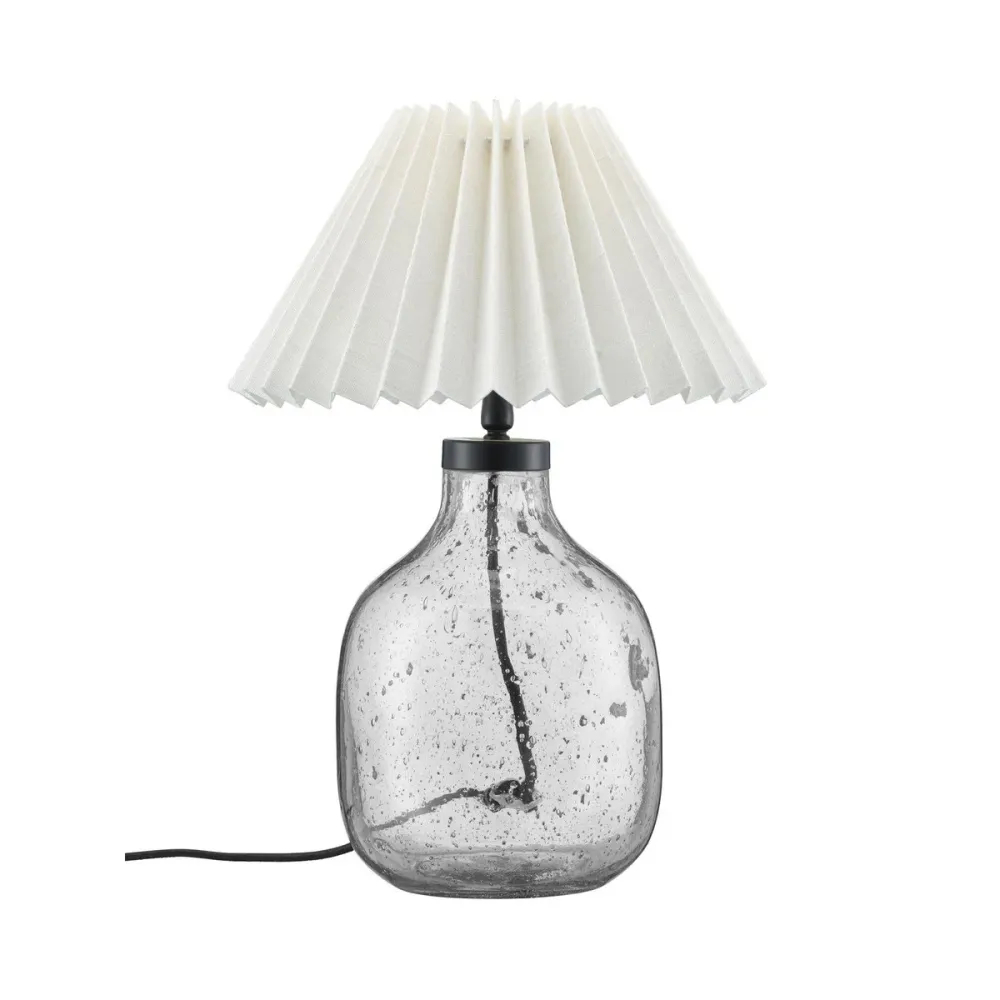 Lampe de table PR Home Groove 1L E27 H 38cm White