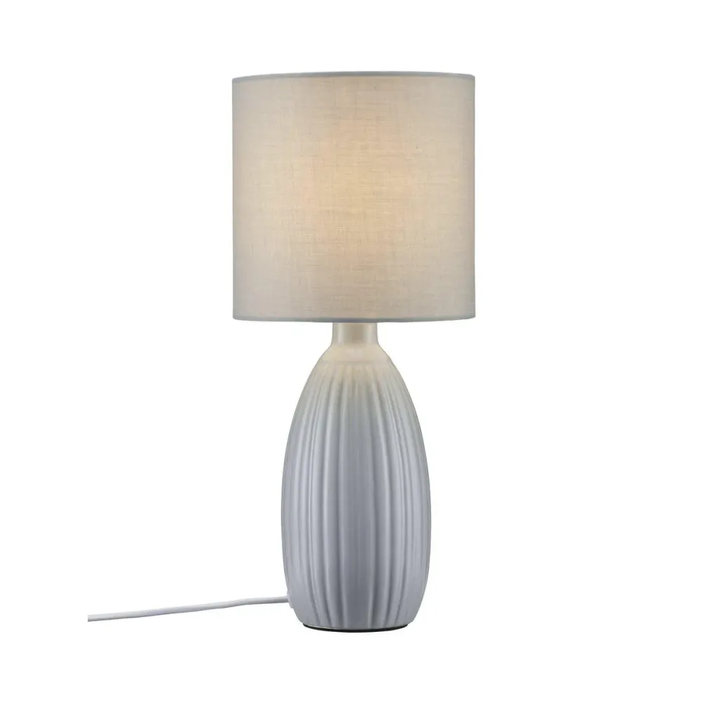 Lampe de table PR Home Uno E14 H 37 cm Grey