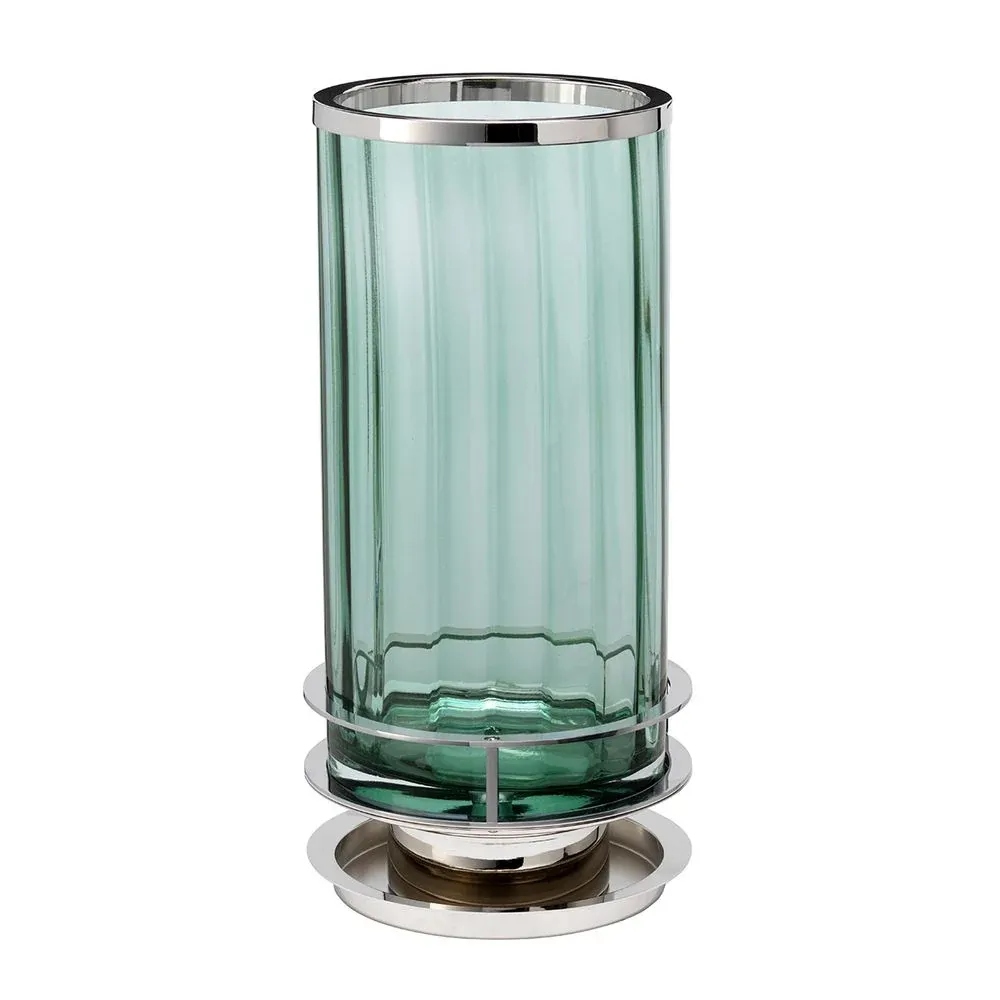 Lampe de table Quintiesse Arno 1L, acier, verre optique GX53, H 36 cm