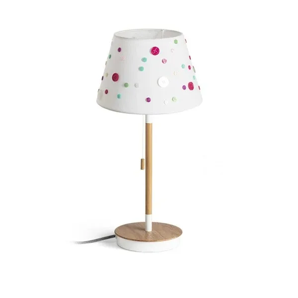 Lampe de table Rendl KEITH/DELISA 1 x E27 11W blanche