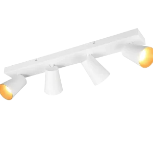 Réglette spot Sharp blanc/or 4L 817100431