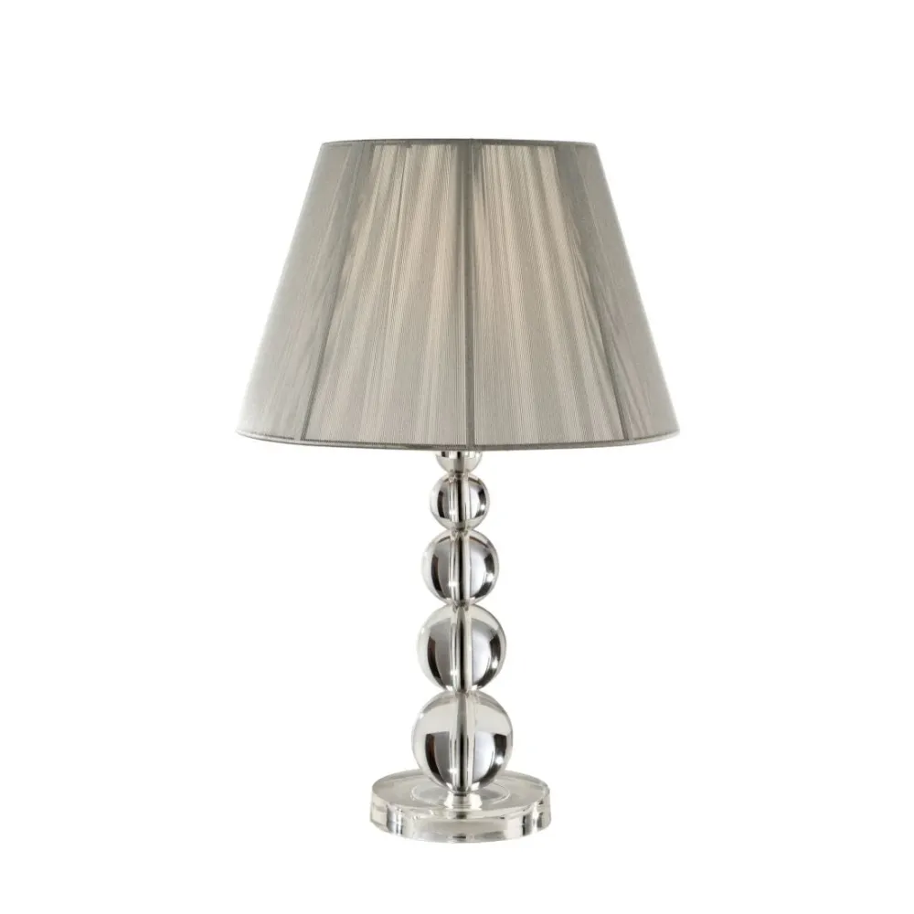 Lampe de table Schuller MERCURY 1L H 55cm, chromée