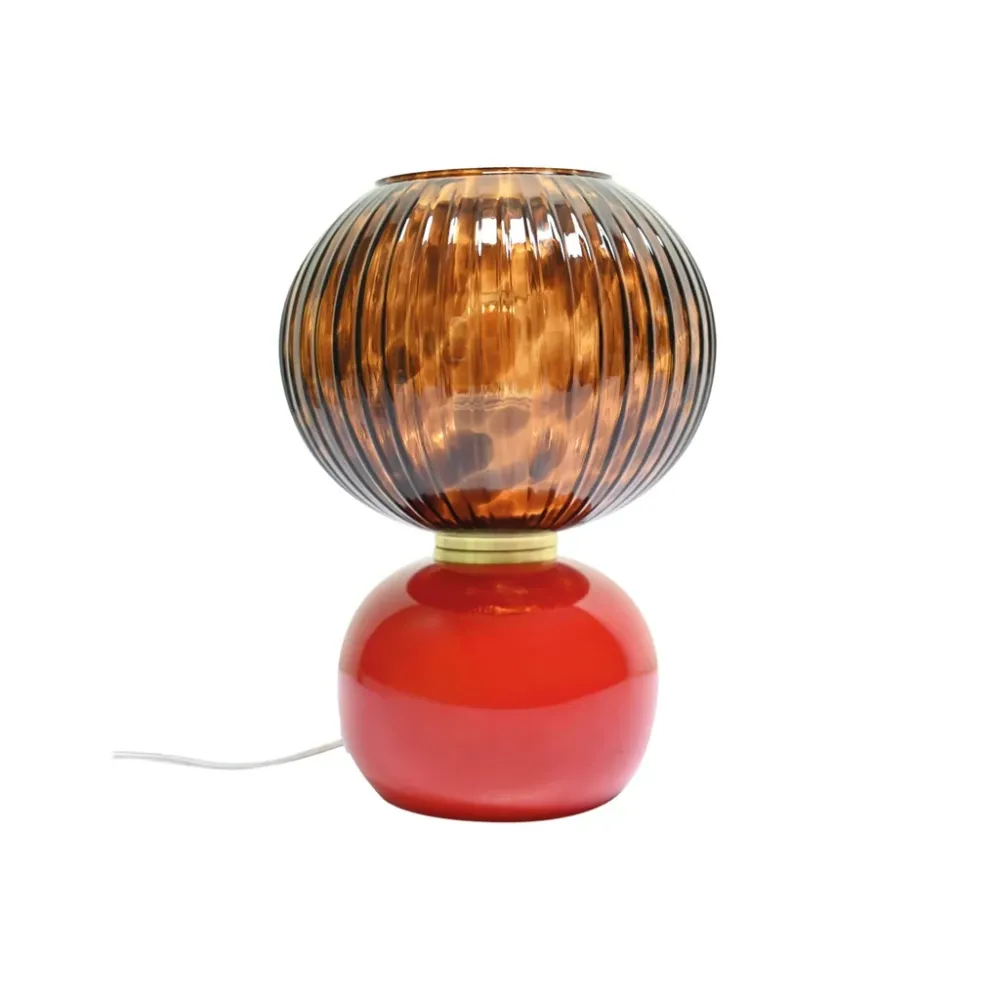 Lampe de table Adonis PM - Léopard Rouge Sélectionné par Fleux